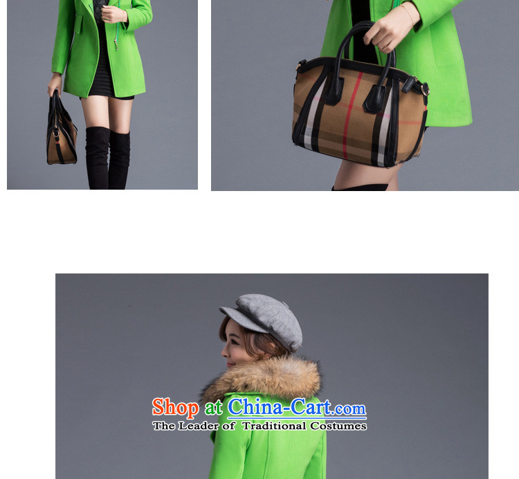 Gross? 2015 autumn and winter coats female new woolen coats in long? 